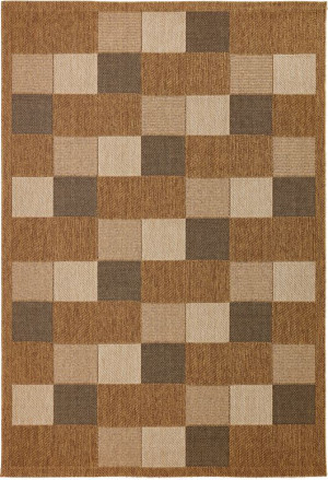 Dywan sznurkowy Arte Adana Chess Beige