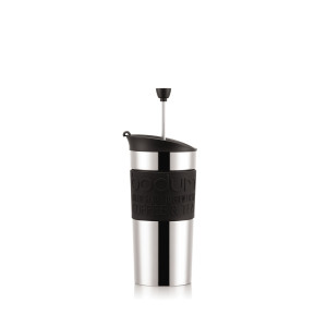 Bodum kubek z zaparzaczem tłokowym do kawy Travel Press 0.35 l Black