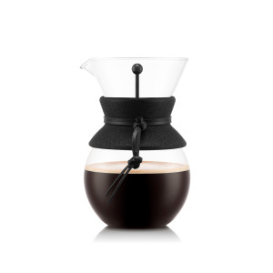 Bodum zaparzacz do kawy z filtrem stałym Pour Over 1 l Cork - Dark Roast