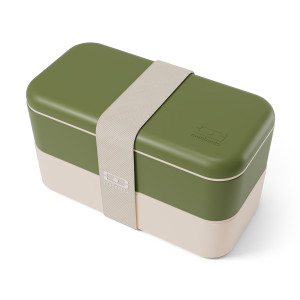Monbento Original bento lunchbox 1L Olive Recycled
