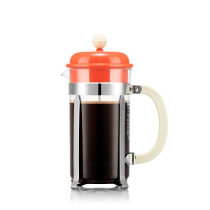 Zaparzacz tłokowy French Press Caffettiera 1L Light Orange Bodum