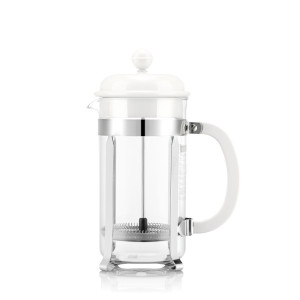 Zaparzacz tłokowy french press Caffettiera 1L Pure White Bodum