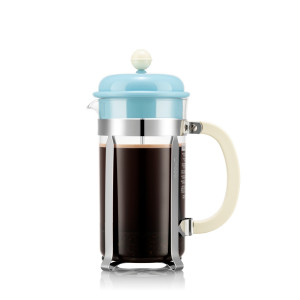Zaparzacz tłokowy french press Caffettiera 1L Light Blue Bodum