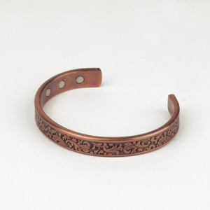 Bransoletka miedziana SECRET GARDEN