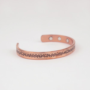 Bransoletka miedziana WAVE