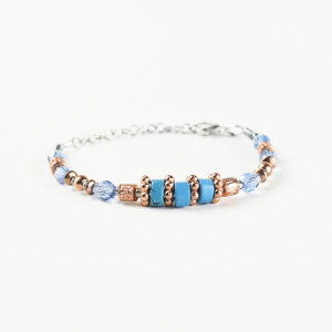 Bransoletka miedziana LAGUNE - seria Exclusive