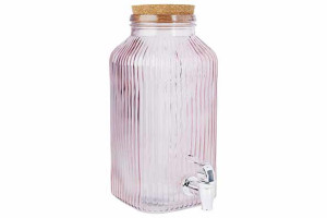 Drinksdispenser Glass Rosa 3,35l