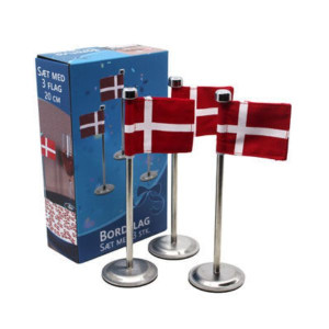 Bordflagg Dannebrog 3 Stk.