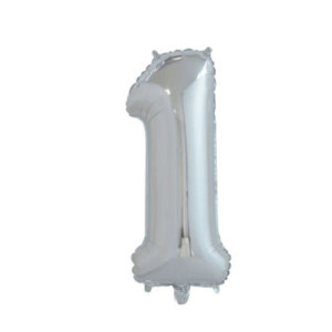 Ballong Nummer "1" 65 Cm.