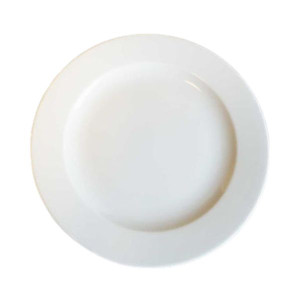 Amalie Flat Tallerken 24 Cm Hvit