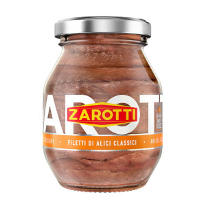 Ansjoser i Solsikkeolje Zarotti 140g (74g)