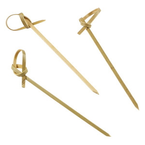 Bambus-lï¿½kkespyd 9 Cm (100 Stk)