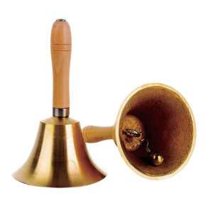 Bordklokke 9,5 Cm Med Trï¿½hï¿½ndtag