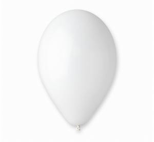 Ballong - Hvit Pastell - 100 Stk.