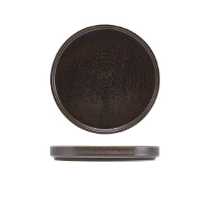 Cinder Svart Presentasjonstallerken Lav 21cm - Terra
