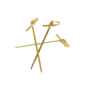 Drinkspinne Bambus m. Knute 9 Cm (250 Stk/pk)