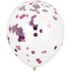 Balloner - Konfetti 8 Stk Lyserï¿½d