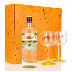 Gordons Gin Geschenksets 0,7l 37,5% + Gläser