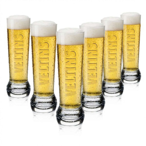 6x Veltins Bier Glas 0,4l Vancouver Sahm