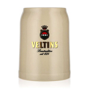 Veltins Bier Glas 0,4l Tonkrug Sahm Ton