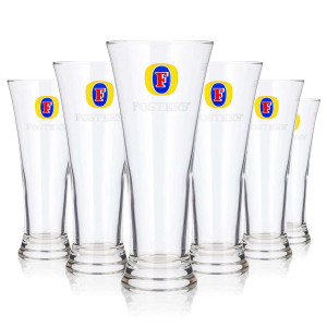 6x Fosters Bier Glas 0,25l Pokal (6er Set)