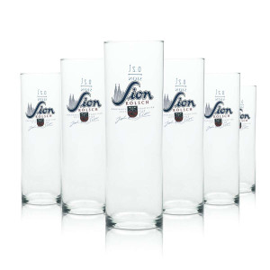6 Sion Bier Glas Kölschglas 0,2l neu