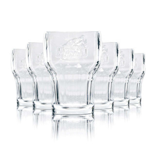 6x Pitu Cachaca Glas Longdrink mit Gravur