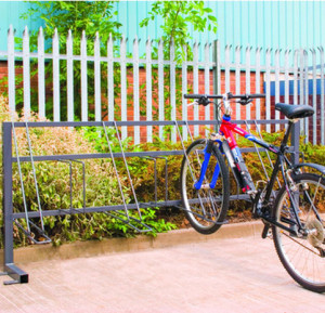 Bike Rack, double level, sturdy - 6 or 8 Bikes