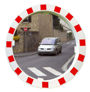 Traffic Mirrors - Anti Scratch, Virtually Unbreakable, withstands extreme weather. Helps eliminate blind spots