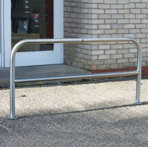 Hooped Perimeter Barrier (60mm Dia) - Horizontal Rail