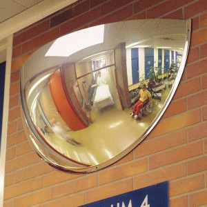 Panoramic Mirror | Super Wide Angle | 180° View | 600mm-1000mm Diameter | Internal Use | Shock Resistant Acrylic Material | Safety & Security Mirrors