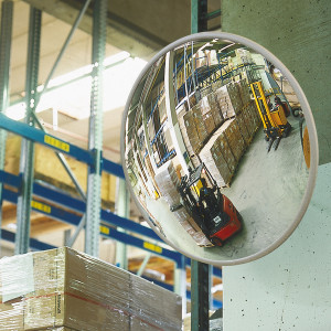 Mirror for observation | suitable for both external and internal use | 6 sizes for round models | shock-resistant | Frame Colour is Grey