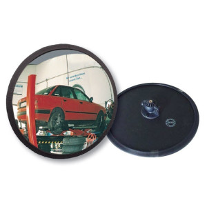Multi-Purpose Mirror | Convex Anti-Scratch | Outdoors & Indoors | Black or Green Frame | Posts Galv or Steel | 5YR GTE | Various Sizes | Vialux
