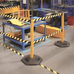 Tensabarrier Dual Line Heavy Duty Post  3.65m Indoor/Outdoor Use