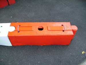 Temporary Safety Kerb | Interlocking | Sold in Packs | Red & White Mixed | Maintenance Free | 100% recycled material |