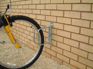 Bike Holder Wall Mounted V Shape | For 1 Bike | Easy To Install & Use | Available As 45 Or 90 Degree | Wall, Post Or Rail Mounted | Bike Rack