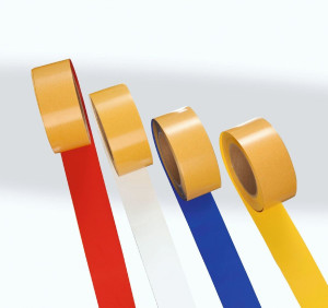 PROline Vinyl Line Floor Marking Tape | Self-Adhesive | Anti-Slip | 25m Length | 50mm-75mm Widths | Blue Red Yellow White
