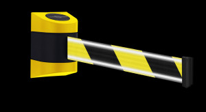 Tensabarrier® Maxi Wall Mounted Barrier with Reflective NightView™ Webbing  8m