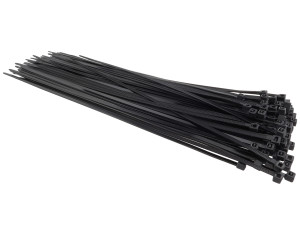 Opaski zaciskowe kablowe trytki UV czarne 3.6x300 mm 100 elementów