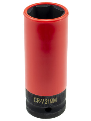 Nasadka udarowa długa do kół aluminiowych 21 mm 1/2"