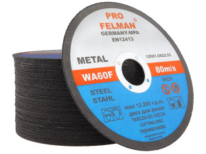 Tarcza do cięcia metalu 125 x 1mm FELMAN