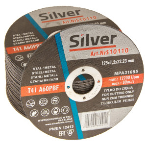 Tarcza do cięcia metalu 125 x 1.2mm SILVER