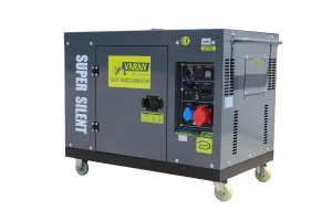 Varan Motors - 92695 Générateur / Groupe électrogène Diesel insonorisé 11Kva 230v 400v