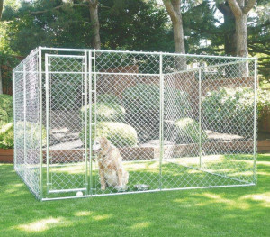 Bc-elec - RA-D33 Parc à Chiots 3x3x1.8m ou 1.5x4.6x1.8m, enclos pour chiens, chenil d'extérieur, enclos d'exercice cage pour chiens