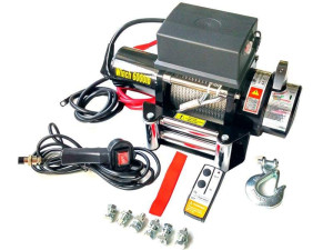 Varan Motors - SC6.0X Treuil électrique 12V 2721KG 3300W, Treuil à câble longueur 20m Ø7.2mm