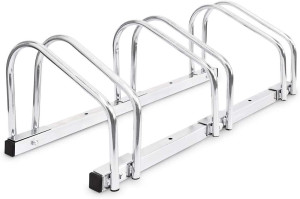 Bc-elec - BS400003 Rack à vélos, support de rangement bicyclette, râtelier vélo, Support pour 3 vélos, au sol ou mural