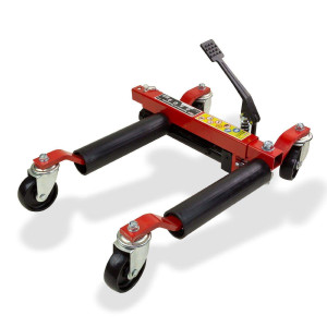 Varan Motors - AN08039 Cric de déplacement, Chariot go Jack 680Kg pour pneu jusqu'à 30cm de large