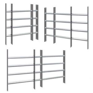 Bc-elec - AWB-603 Grille de fenêtre extensible, grille de défense pour fenêtre, grille de sécurité 60x100 à 150cm