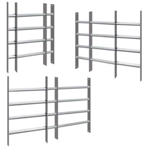 Bc-elec - AWB-602 Grille de fenêtre extensible, grille de défense pour fenêtre, grille de sécurité 60x70 à 105cm
