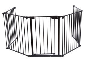Bc-elec - B101201 Barrière de sécurité grille de protection pour enfants pour cheminée et escaliers longeur totale 3 mètres